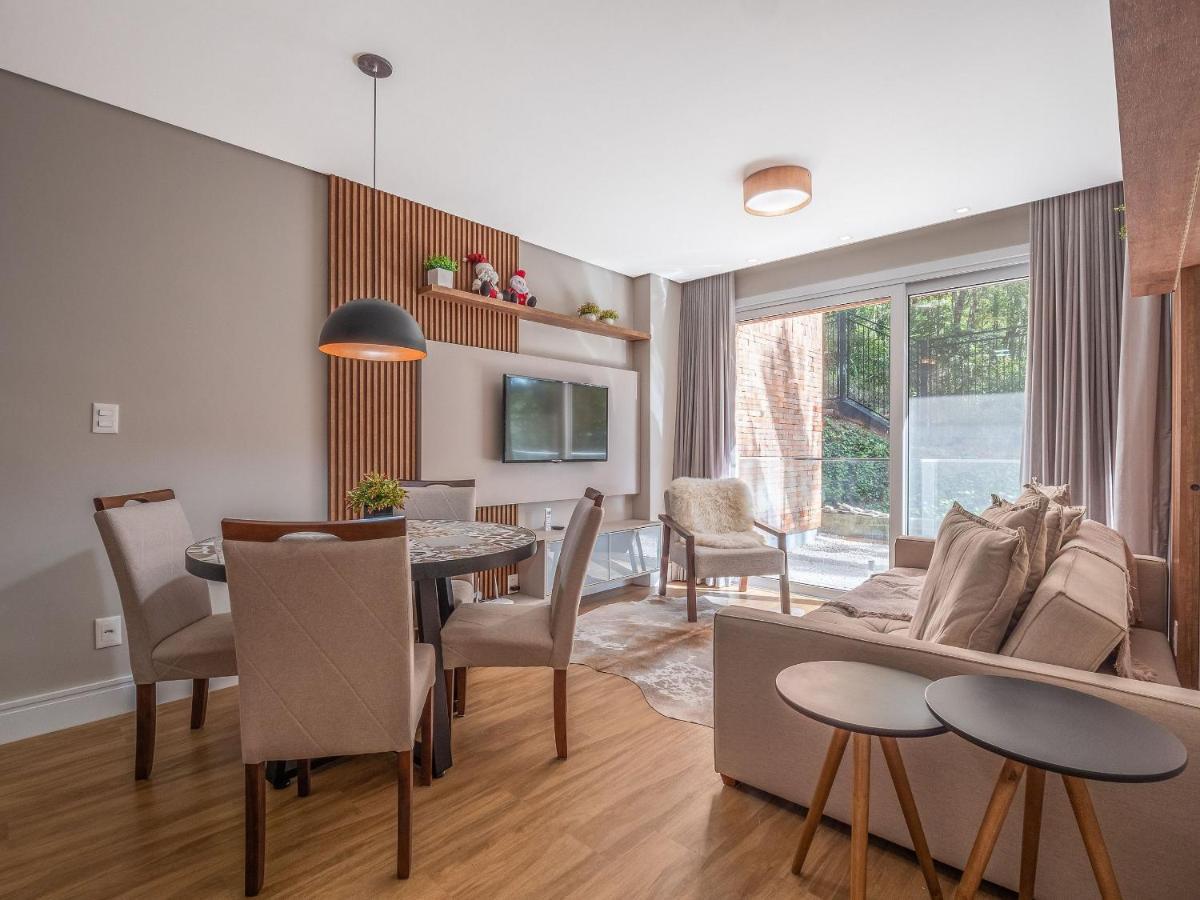 Alpes Da Montanha 304 - Apartamento Em กรามาโด ภายนอก รูปภาพ